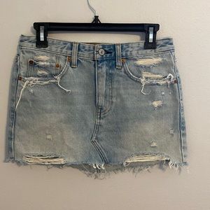 Abercrombie & Fitch low rise micro mini sz 26 (2)